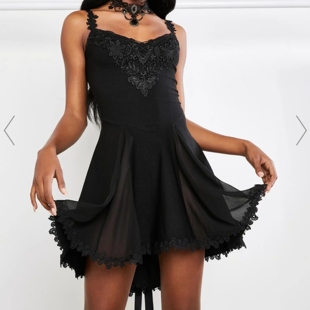 Darkest Desires lace mini dress